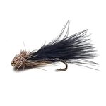 Stillwater Black Marabou Muddler Size 10 - 1 Dozen